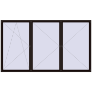 REHAU OPTIMUM EURO-DESIGN 70 4000x2300 mm BLACK_BROWN dwustronny REHAU OPTIMUM EURO-DESIGN 70 4000x2300 mm BLACK_BROWN dwustronny