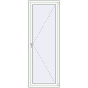 REHAU ENERGY-SAVING SYNEGO MD 800x2250 mm RAL 9016 Traffic white two-sided
