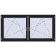 REHAU ENERGY-SAVING SYNEGO MD 1770x860 mm BLACK_ULTI-MATT two-sided REHAU ENERGY-SAVING SYNEGO MD 1770x860 mm BLACK_ULTI-MATT two-sided