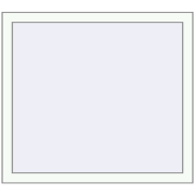 REHAU OPTIMUM EURO-DESIGN 70 950x900 mm RAL 9016 Traffic white two-sided