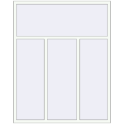 Okna skrzydłowe 1600x2000 mm KORSA BRILLANT DESIGN