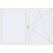 REHAU OPTIMUM EURO-DESIGN 70 2000x1397 mm ANTHRACITE_GREY_STRUKTURAL external