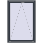 REHAU OPTIMUM EURO-DESIGN 70 1000x1500 mm ANTHRACITE_GREY_STRUKTURAL dwustronny