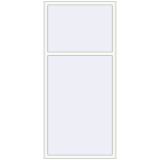 Okna skrzydłowe 1000x2200 mm REHAU OPTIMUM EURO-DESIGN 70 RAL 9016 Traffic white dwustronny