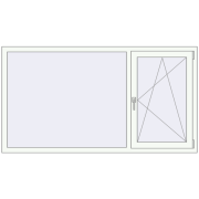 KORSA ENERGY-SAVING REHAU SYNEGO MD 1840x990 mm
