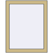 Tilt-and-Turn 600x750 mm ALU STANDARD 72 RAL 1000 Green beige two-sided