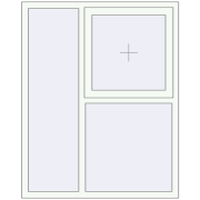 REHAU BRILLANT DESIGN 1200x1500 mm RAL 9016 Traffic white two-sided