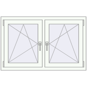 REHAU ENERGY-SAVING SYNEGO MD 1215x740 mm BASALT_GREY zewnętrzny