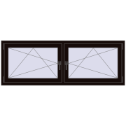 REHAU ENERGY-SAVING SYNEGO MD 1770x635 mm BLACK_BROWN two-sided REHAU ENERGY-SAVING SYNEGO MD 1770x635 mm BLACK_BROWN two-sided