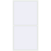 REHAU OPTIMUM EURO-DESIGN 70 1500x3000 mm RAL 9016 Traffic white two-sided