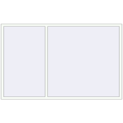Okna skrzydłowe 2400x1500 mm EPSILON OPTIMA RAL 9016 Traffic white dwustronny