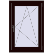 REHAU OPTIMUM EURO-DESIGN 70 630x940 mm CHOCOLATE_BROWN two-sided