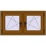 Okna skrzydłowe 990x545 mm REHAU OPTIMUM EURO-DESIGN 70 GOLDEN OAK dwustronny Okna skrzydłowe 990x545 mm REHAU OPTIMUM EURO-DESIGN 70 GOLDEN OAK dwustronny