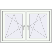 REHAU ENERGY-SAVING SYNEGO MD 1200x755 mm DARK_OAK zewnętrzny