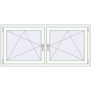 REHAU ENERGY-SAVING SYNEGO MD 1620x695 mm BASALT_GREY zewnętrzny