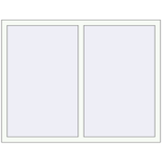 REHAU OPTIMUM EURO-DESIGN 70 1500x1100 mm RAL 9016 Traffic white two-sided