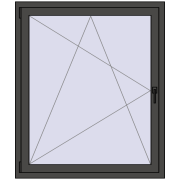 KORSA ENERGY-SAVING REHAU SYNEGO MD 1050x1300 mm