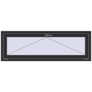 REHAU OPTIMUM EURO-DESIGN 70 1500x500 mm ANTHRACITE_GREY_GLATT two-sided