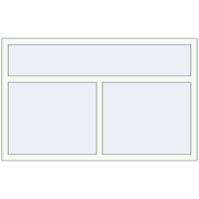 REHAU OPTIMUM EURO-DESIGN 70 1600x1000 mm RAL 9016 Traffic white two-sided