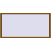 REHAU OPTIMUM EURO-DESIGN 70 2000x1000 mm GOLDEN OAK two-sided