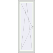 REHAU OPTIMUM EURO-DESIGN 70 645x2047 mm RAL 9016 Traffic white dwustronny