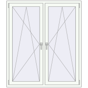 KORSA OPTIMUM REHAU EURO 70 1300x1500 mm
