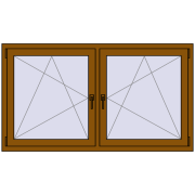 REHAU ENERGY-SAVING SYNEGO MD 1575x920 mm GOLDEN OAK dwustronny REHAU ENERGY-SAVING SYNEGO MD 1575x920 mm GOLDEN OAK dwustronny