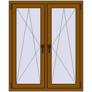 REHAU ENERGY-SAVING SYNEGO MD 1050x1295 mm GOLDEN OAK dwustronny REHAU ENERGY-SAVING SYNEGO MD 1050x1295 mm GOLDEN OAK dwustronny