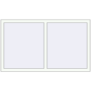 Okna skrzydłowe 1510x870 mm REHAU ARTEVO RAL 9016 Traffic white dwustronny