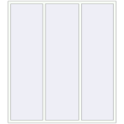 REHAU OPTIMUM EURO-DESIGN 70 2000x2250 mm RAL 9016 Traffic white two-sided