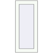 REHAU OPTIMUM EURO-DESIGN 70 300x700 mm RAL 9016 Traffic white two-sided