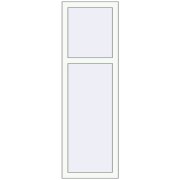 REHAU OPTIMUM EURO-DESIGN 70 480x1500 mm RAL 9016 Traffic white two-sided