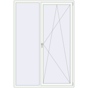 Okna skrzydłowe 1600x2300 mm KORSA BRILLANT DESIGN