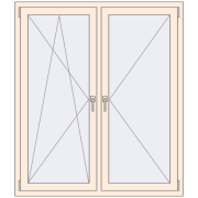 KORSA OPTIMUM REHAU EURO 70 1300x1500 mm
