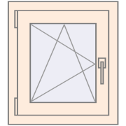 REHAU OPTIMUM EURO-DESIGN 70 500x560 mm CREAME_WHITE_50L-2 dwustronny REHAU OPTIMUM EURO-DESIGN 70 500x560 mm CREAME_WHITE_50L-2 dwustronny