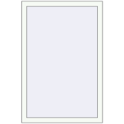 REHAU OPTIMUM EURO-DESIGN 70 750x1180 mm RAL 9016 Traffic white two-sided