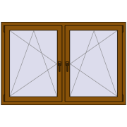 REHAU ENERGY-SAVING SYNEGO MD 1500x980 mm GOLDEN OAK dwustronny REHAU ENERGY-SAVING SYNEGO MD 1500x980 mm GOLDEN OAK dwustronny