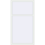 Okna skrzydłowe 1000x1900 mm REHAU ARTEVO RAL 9016 Traffic white dwustronny