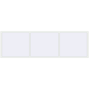 Okna skrzydłowe 4000x1200 mm EPSILON OPTIMA RAL 9016 Traffic white dwustronny