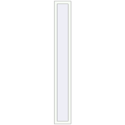REHAU ENERGY-SAVING SYNEGO MD 300x2200 mm RAL 9016 Traffic white two-sided