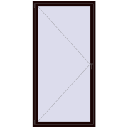 REHAU ENERGY-SAVING SYNEGO MD 1200x2400 mm CHOCOLATE_BROWN two-sided
