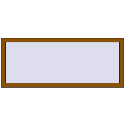 REHAU ENERGY-SAVING SYNEGO MD 1500x600 mm GOLDEN OAK two-sided