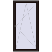 REHAU ENERGY-SAVING SYNEGO MD 1000x2000 mm BLACK_BROWN two-sided