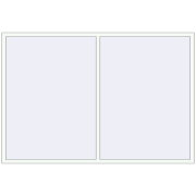 Okna skrzydłowe 2500x1700 mm KORSA BRILLANT DESIGN RAL 9016 Traffic white dwustronny