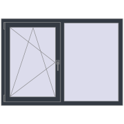 KORSA OPTIMUM REHAU EURO 70 1400x1000 mm