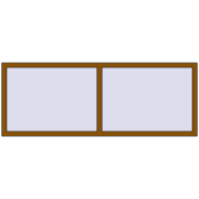REHAU OPTIMUM EURO-DESIGN 70 2080x780 mm GOLDEN OAK two-sided