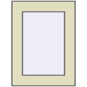 REHAU OPTIMUM EURO-DESIGN 70 300x400 mm PEARL_WHITE_BEIGE_52L-2 two-sided