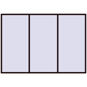 Okna skrzydłowe 3300x2300 mm KORSA ENERGY-SAVING REHAU SYNEGO MD CHOCOLATE_BROWN dwustronny