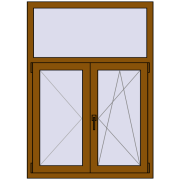 Okna skrzydłowe 1000x1400 mm KORSA ENERGY-SAVING REHAU SYNEGO MD