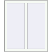 REHAU OPTIMUM EURO-DESIGN 70 860x980 mm RAL 9016 Traffic white two-sided